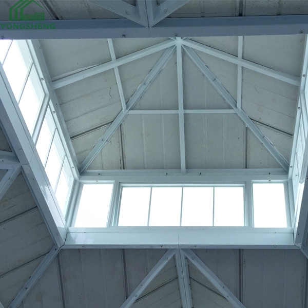 White Victorian Greenhouse Metal Frame For Garden